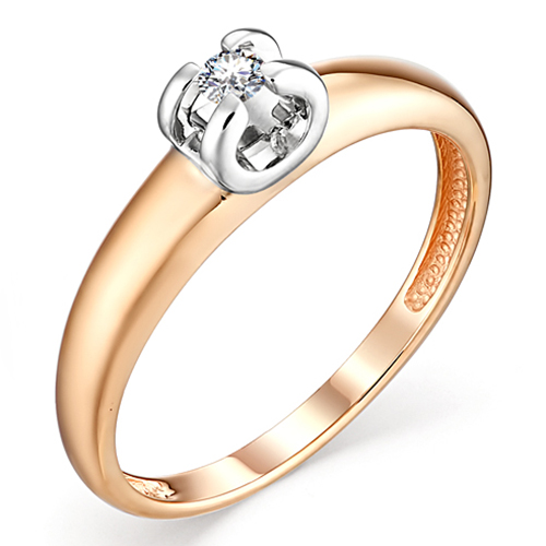 Кольцо, золото, бриллиант, К0239-120